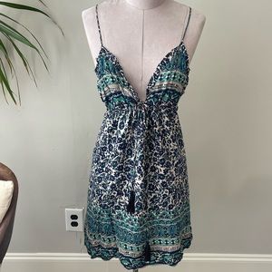 Strappy blue sundress